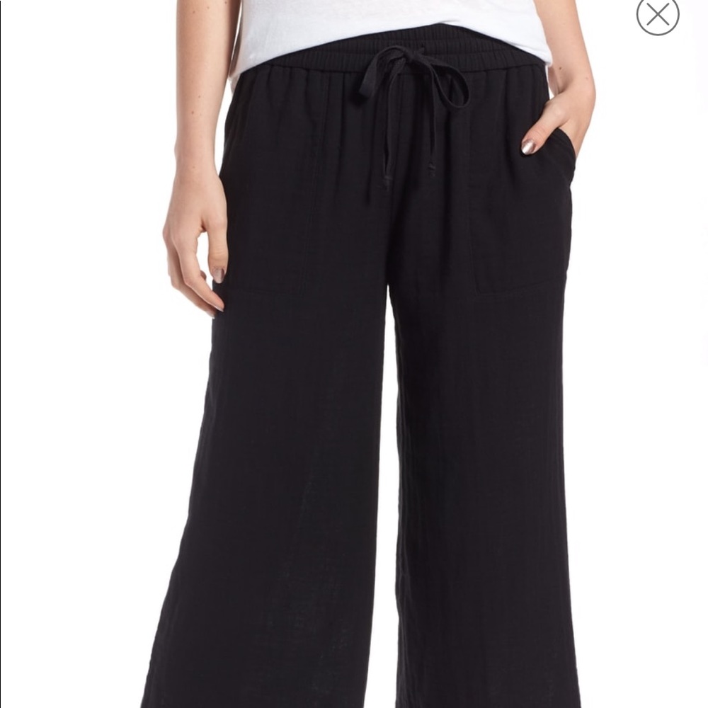 TREASURE & BOND Black Linen Pant size XS